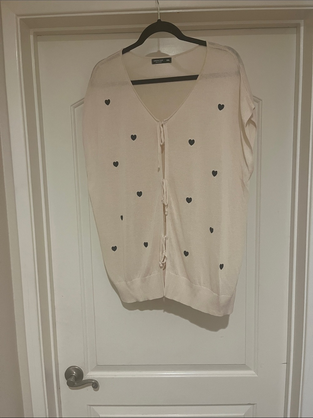 SHEIN Curve Cream Knit Top